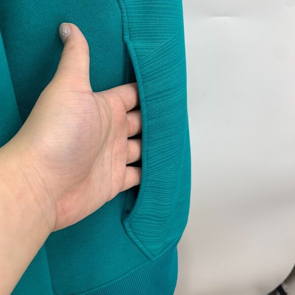 Under Armour Storm Hoodie Womens M Medium Bluegrass Semi Fitted ColdGear Fleece - Picture 5 of 13